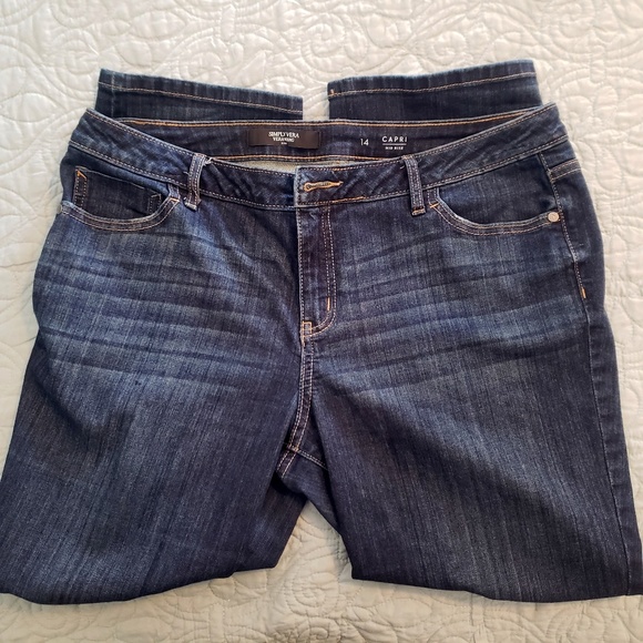 Simply Vera Vera Wang Denim - Simply Vera Vera Wang Capri jeans